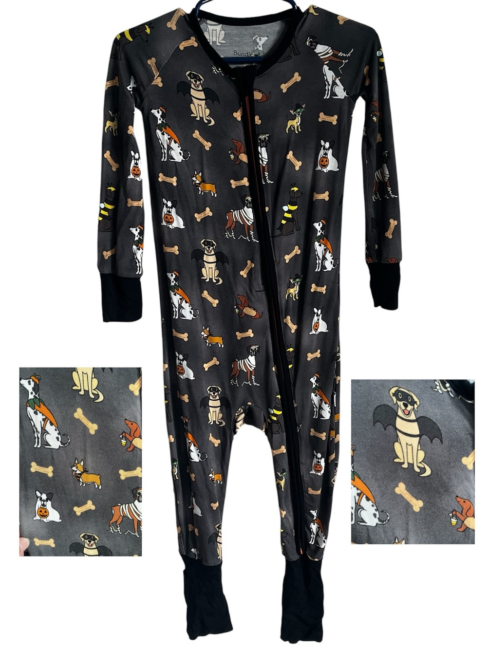 Bundle Of Joy Costume Pawty Dog Halloween Zippy Pajamas Size 2T Unisex Bamboo